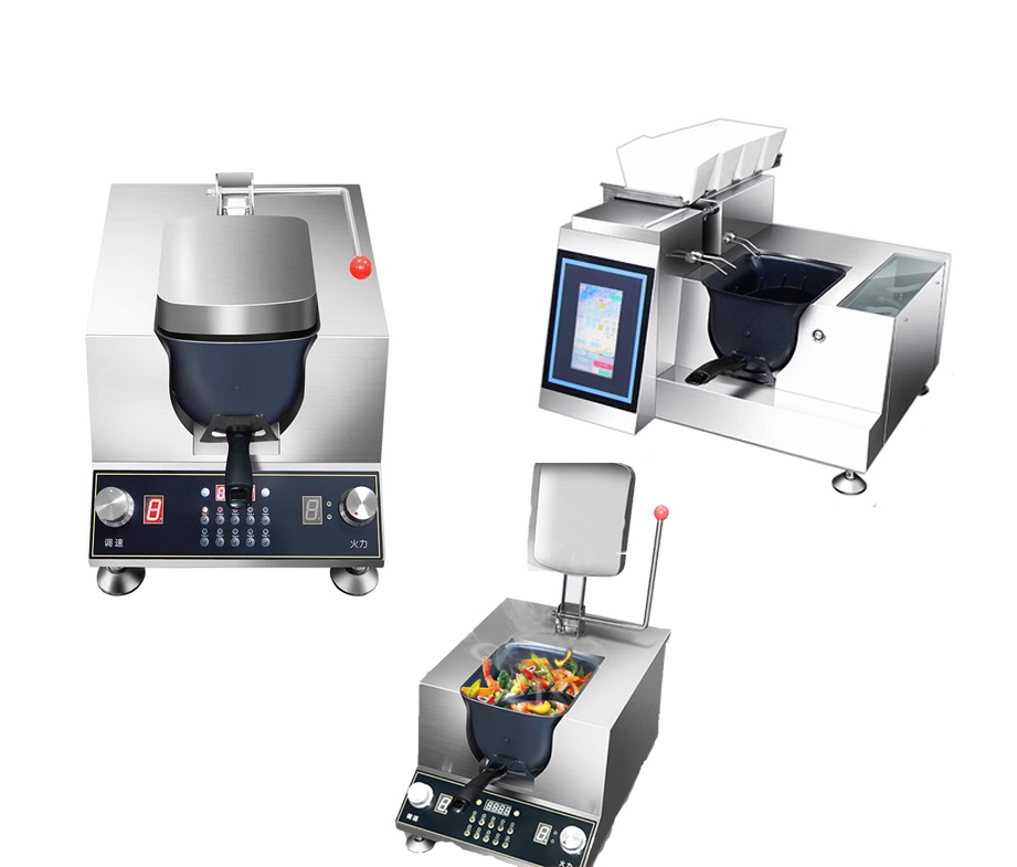 SEMIKRON 5000W Automatic Cooking Machine Auto Stir Fry Fried Rice Noodles Pasta Foods Wok Cooker