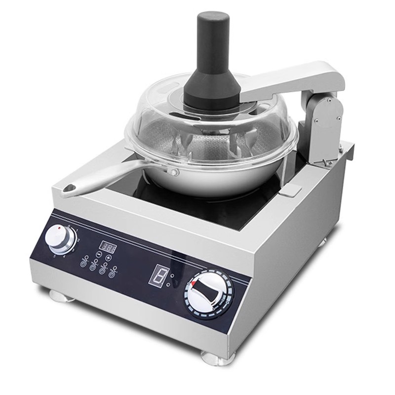 Korean Hot Sale Automatic Stir Fry Cooking Machine Fried Noodls Rice Sauce Robotic Wok