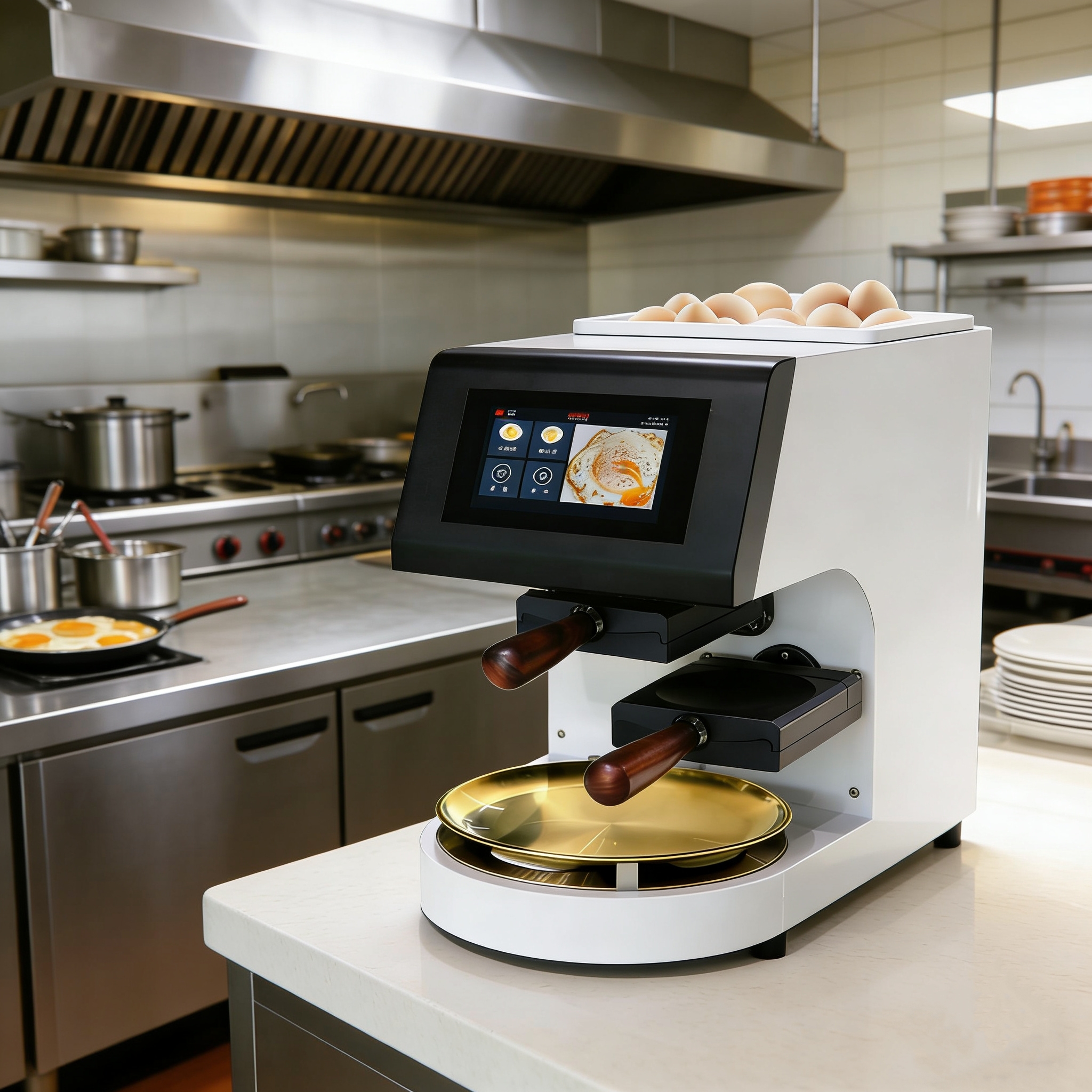 egg frying robot egg frying robot