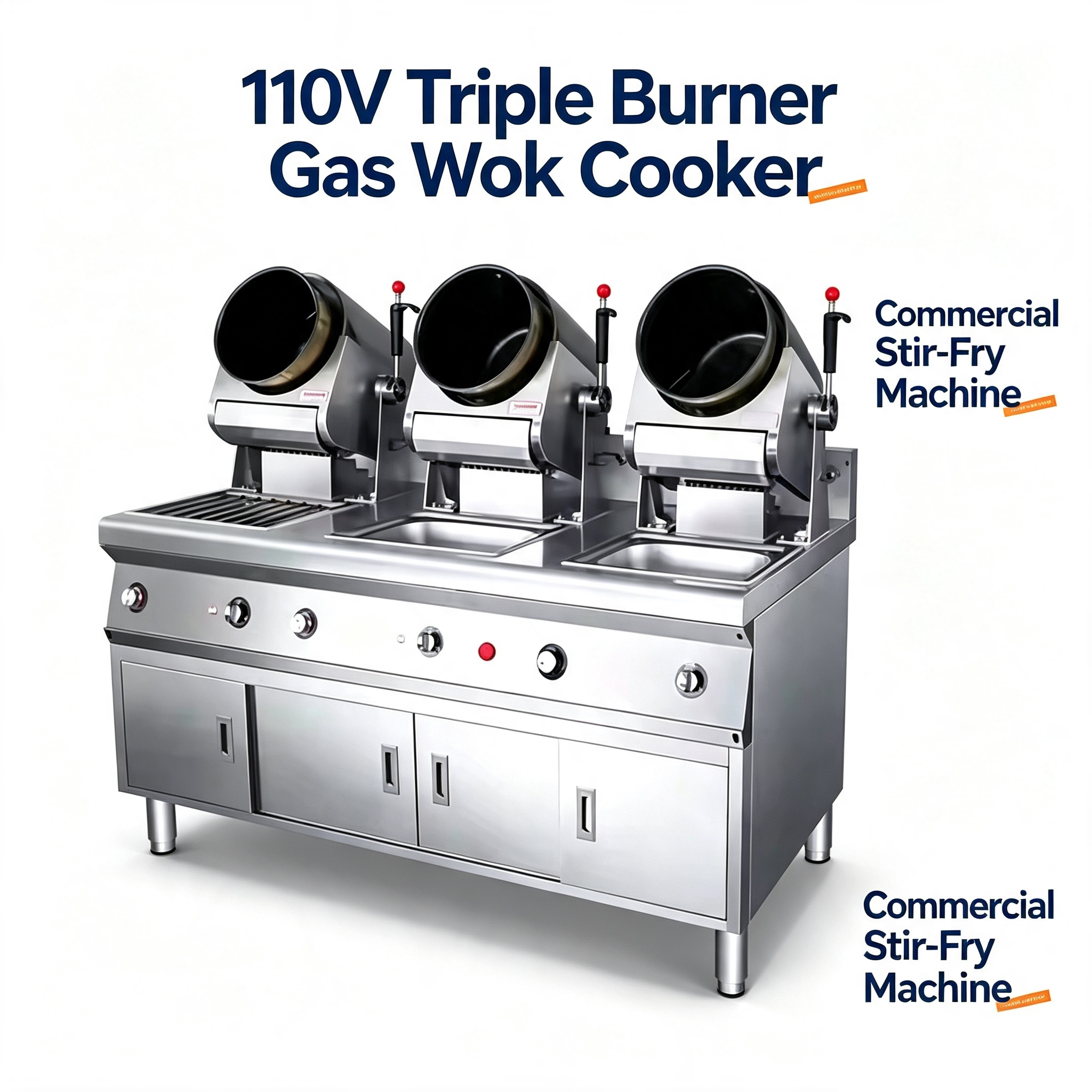 Automatic Rotating Wok
