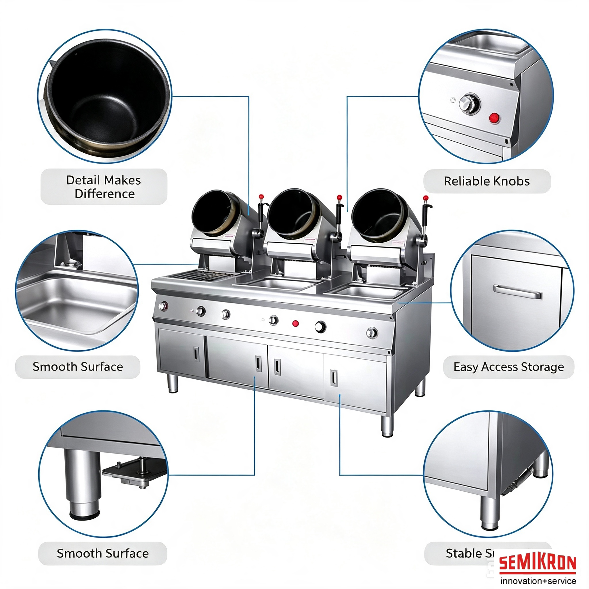 automatic stir-frying machine