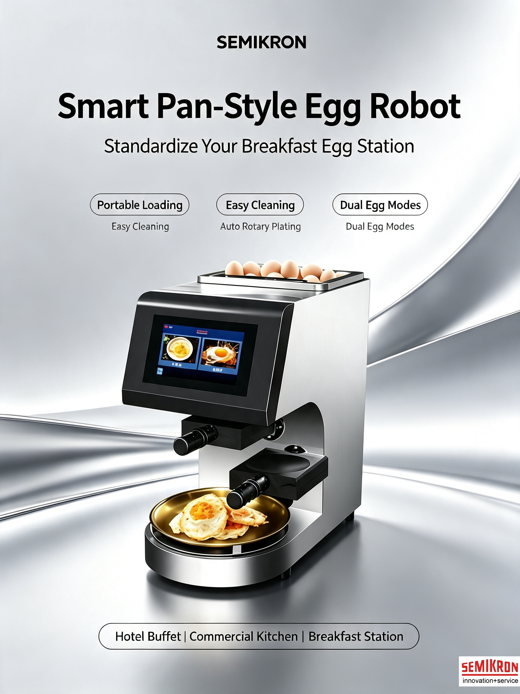 Automatic Egg Frying Machine