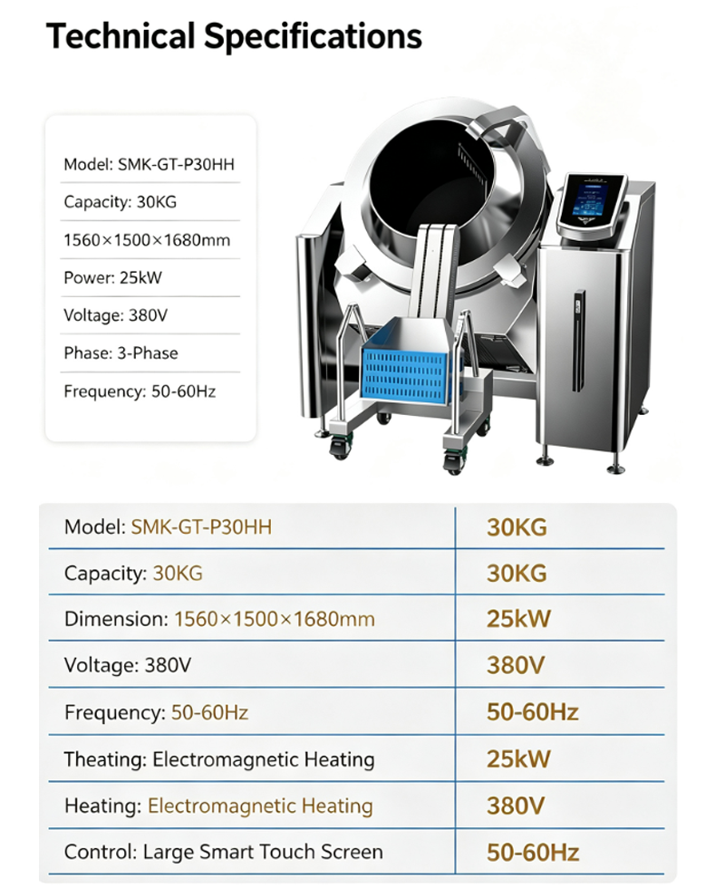 Drum Big Capacity Cooking Machine