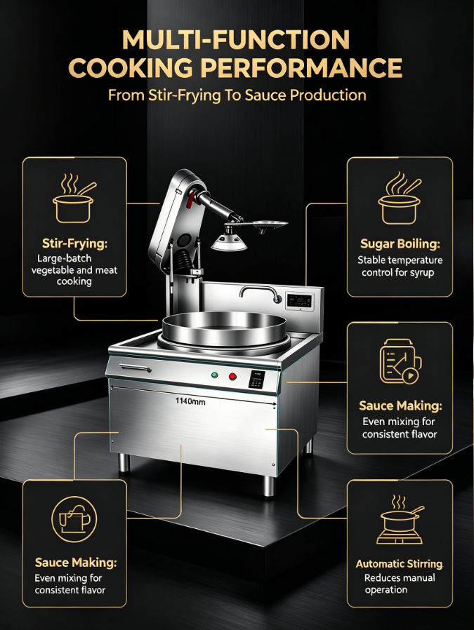 Wok Cooking Machine