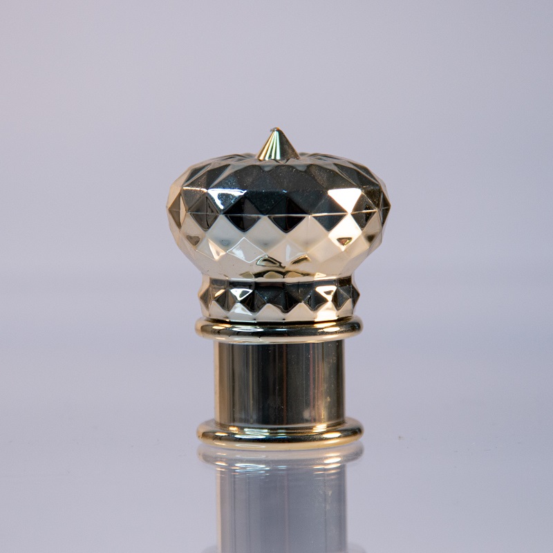 perfume with a crown lid