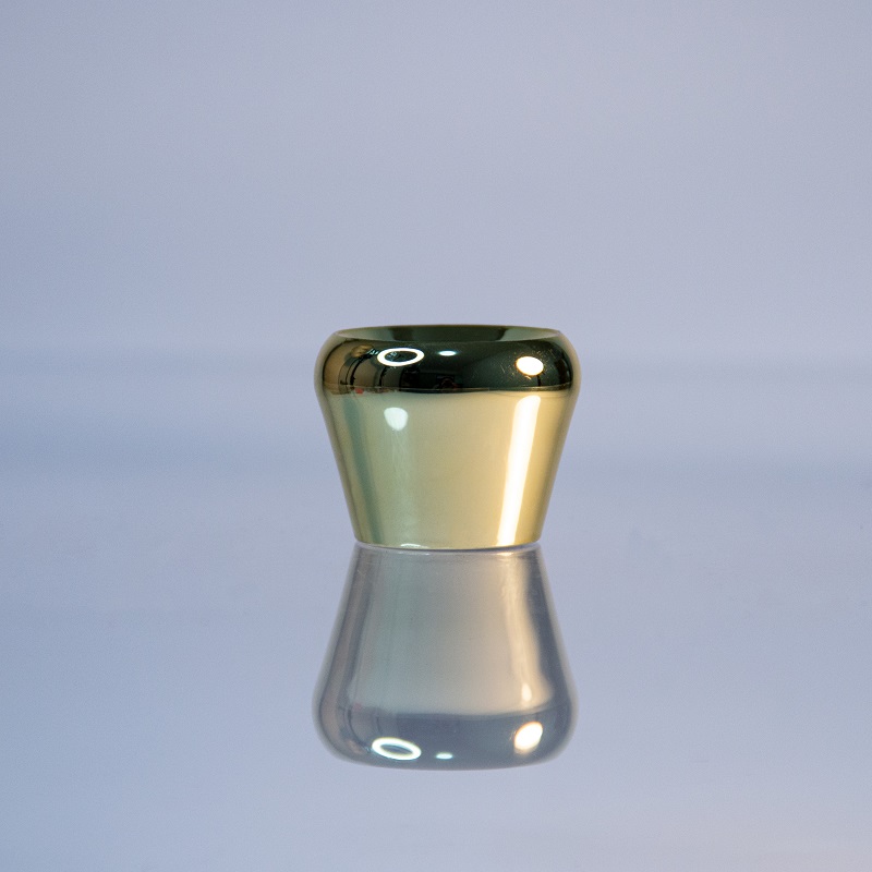 Perfume Gold Lid with A Crown Lid