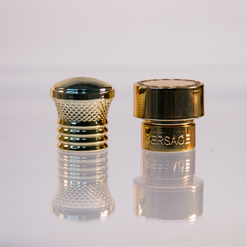 Zamac 15mm Gold Metal Zinc Alloy Perfume Bottle Cap