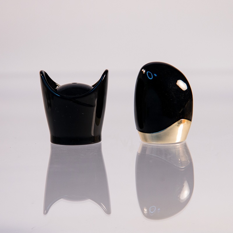 Black Bottle Lid 15mm Unique Shape Perfume Bottle Cap