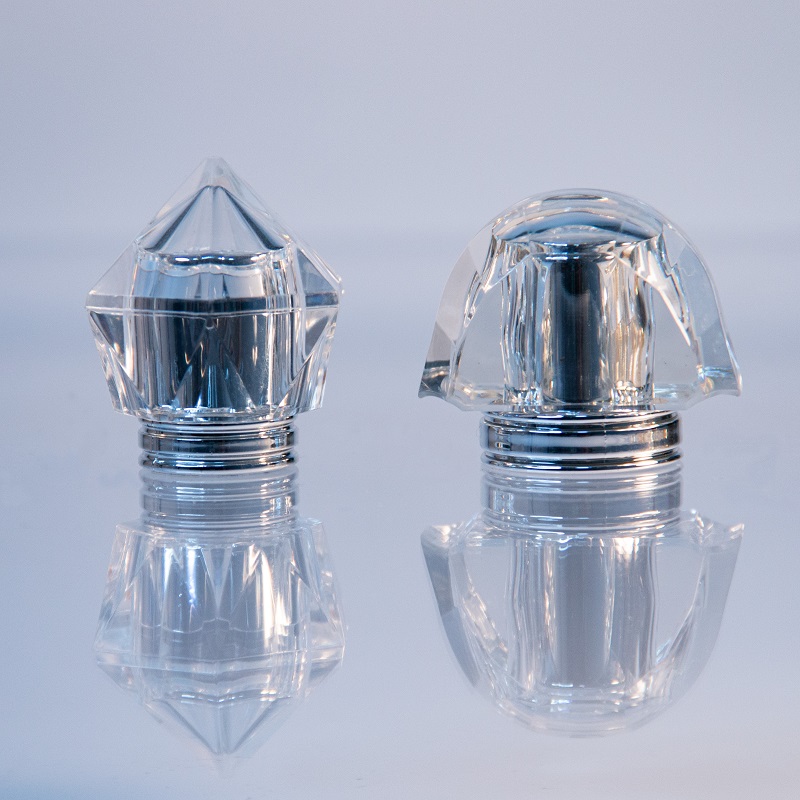 Premium Durable Silver Acrylic Perfume Bottle Lid