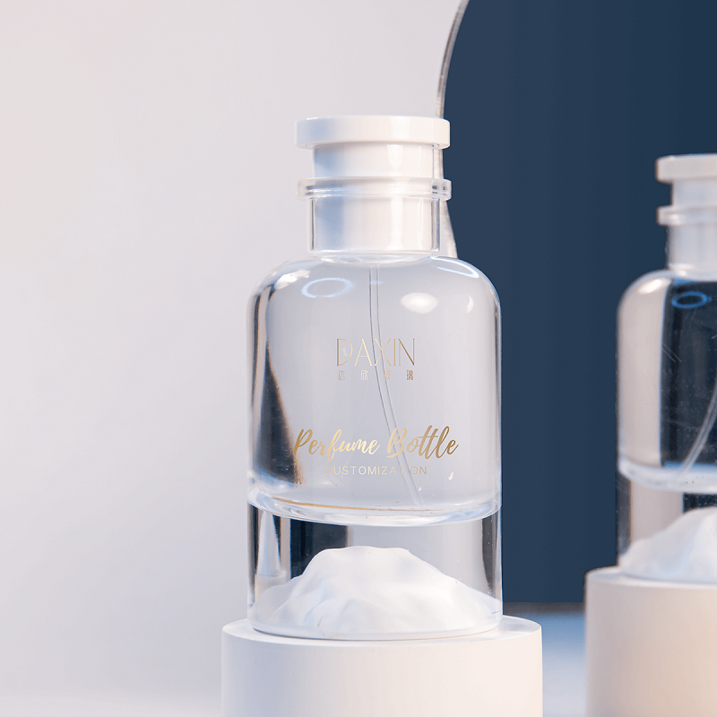 perfume frosted bottle