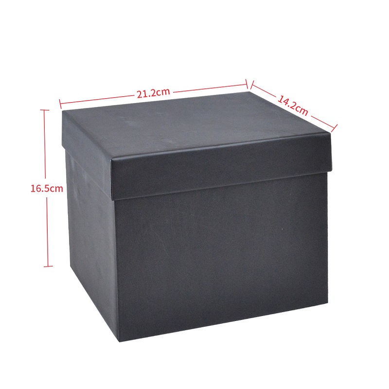 Essential Oil Inside Printed Black Small Snapback Paper Boxes