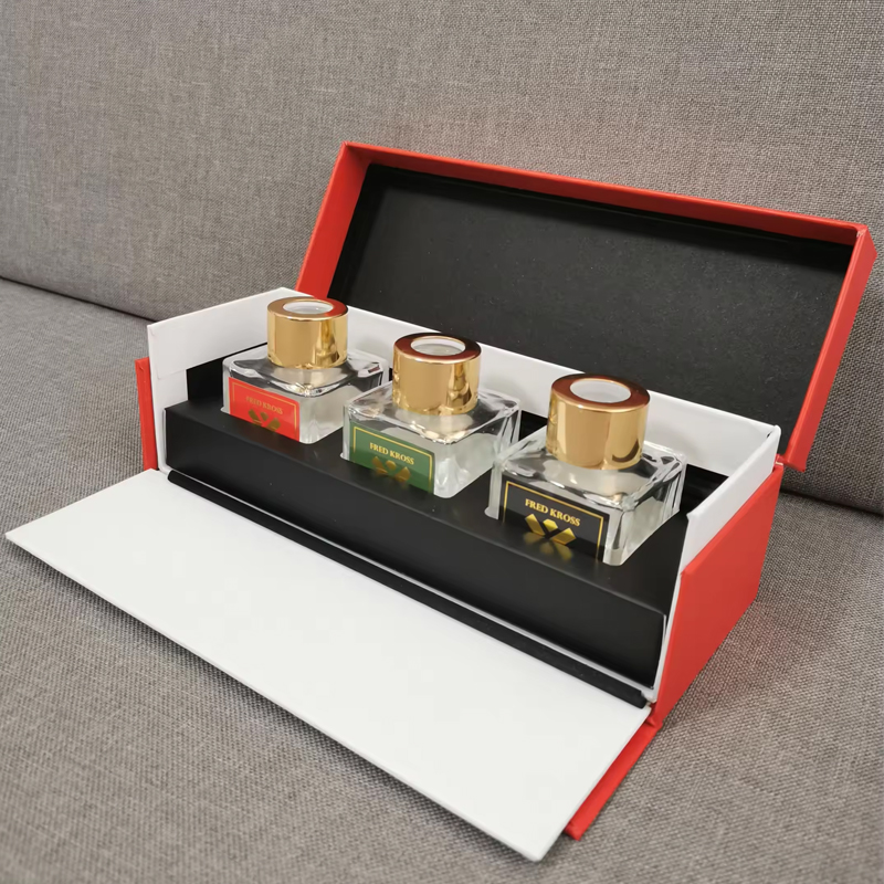 Custom Perfume Spray Bottle Sample Boxes with Box Packaging