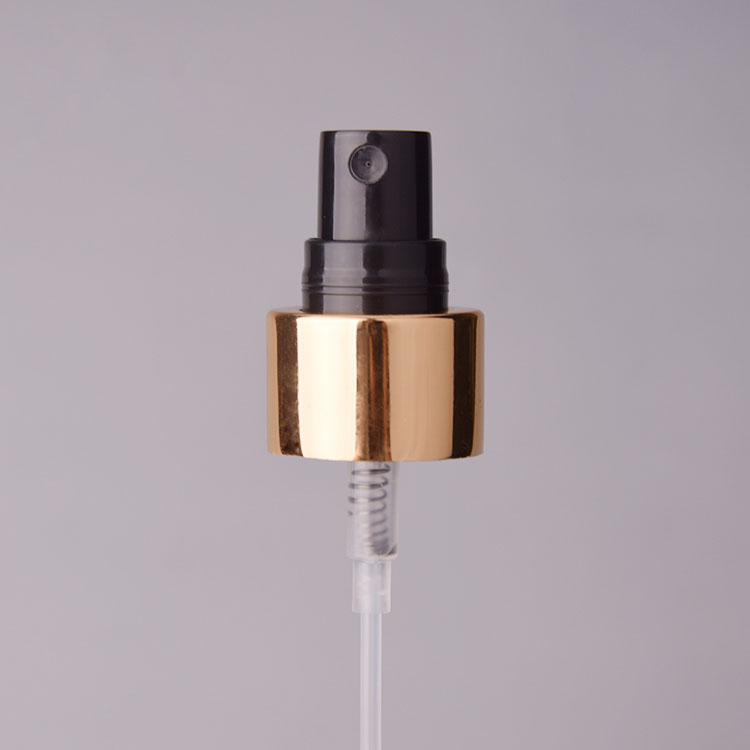 aluminum Gold Fine Mist Sprayer Pump