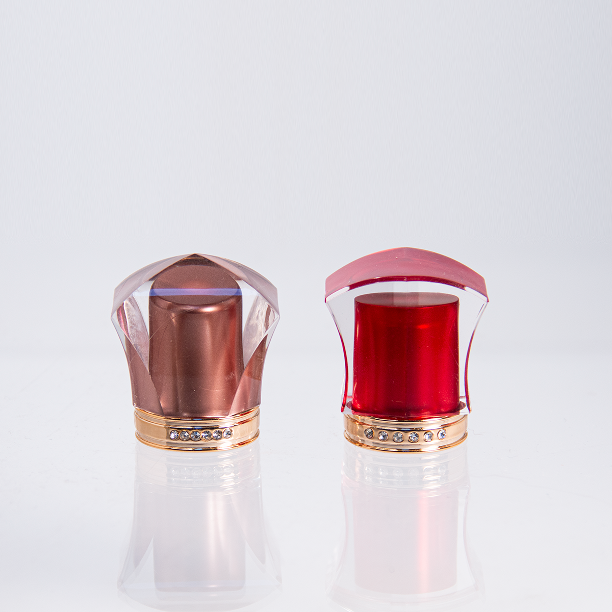 Premium Durable Red Acrylic Perfume Bottle Lid