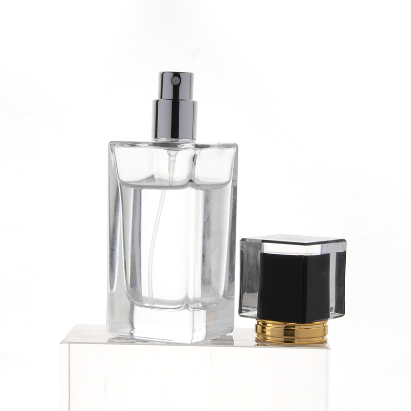 Black Cap 30ml 50ml 100ml Glass Perfume Empty Bottle