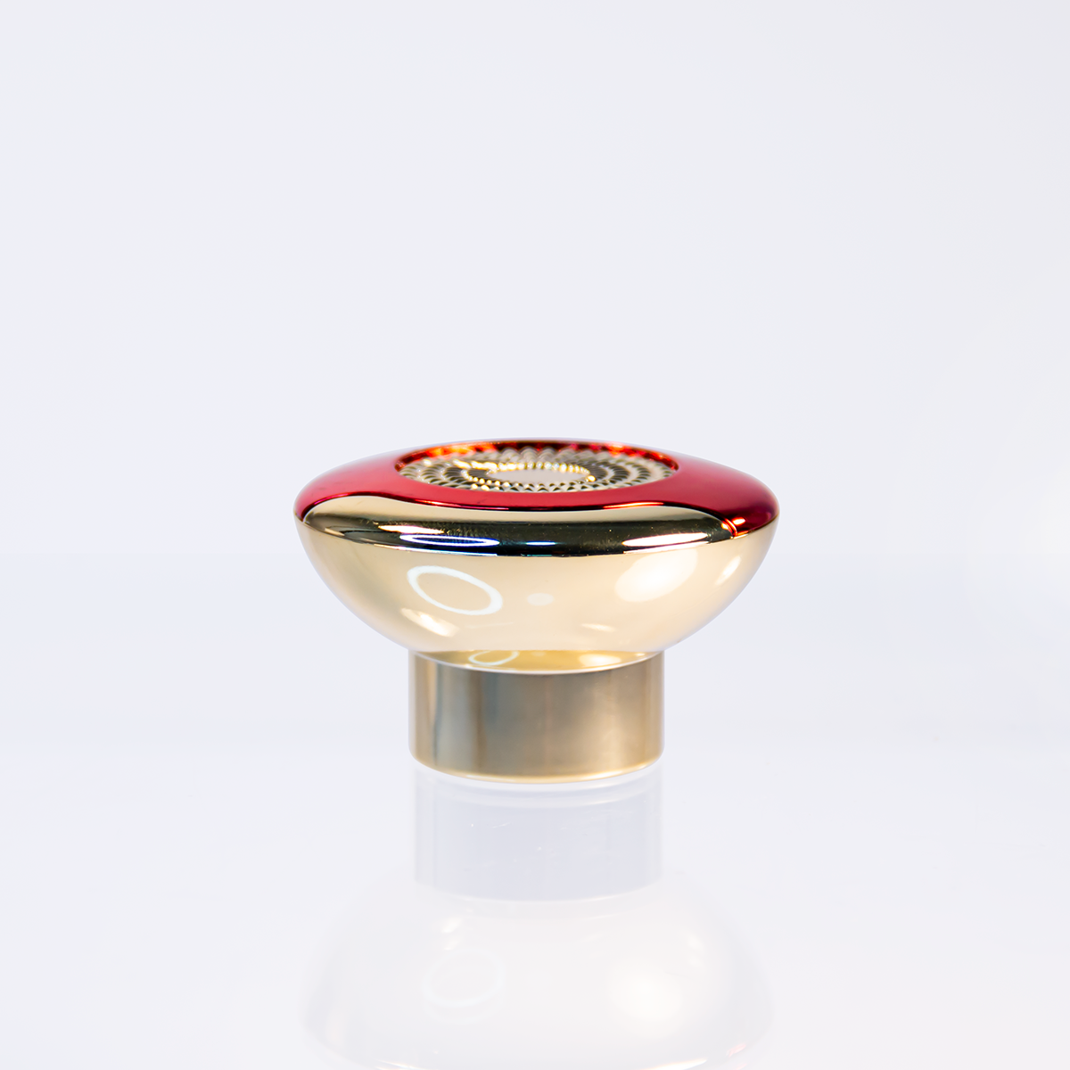 Aesthetic Luxurious Gold Metal Zinc Alloy Perfume Bottle Cap