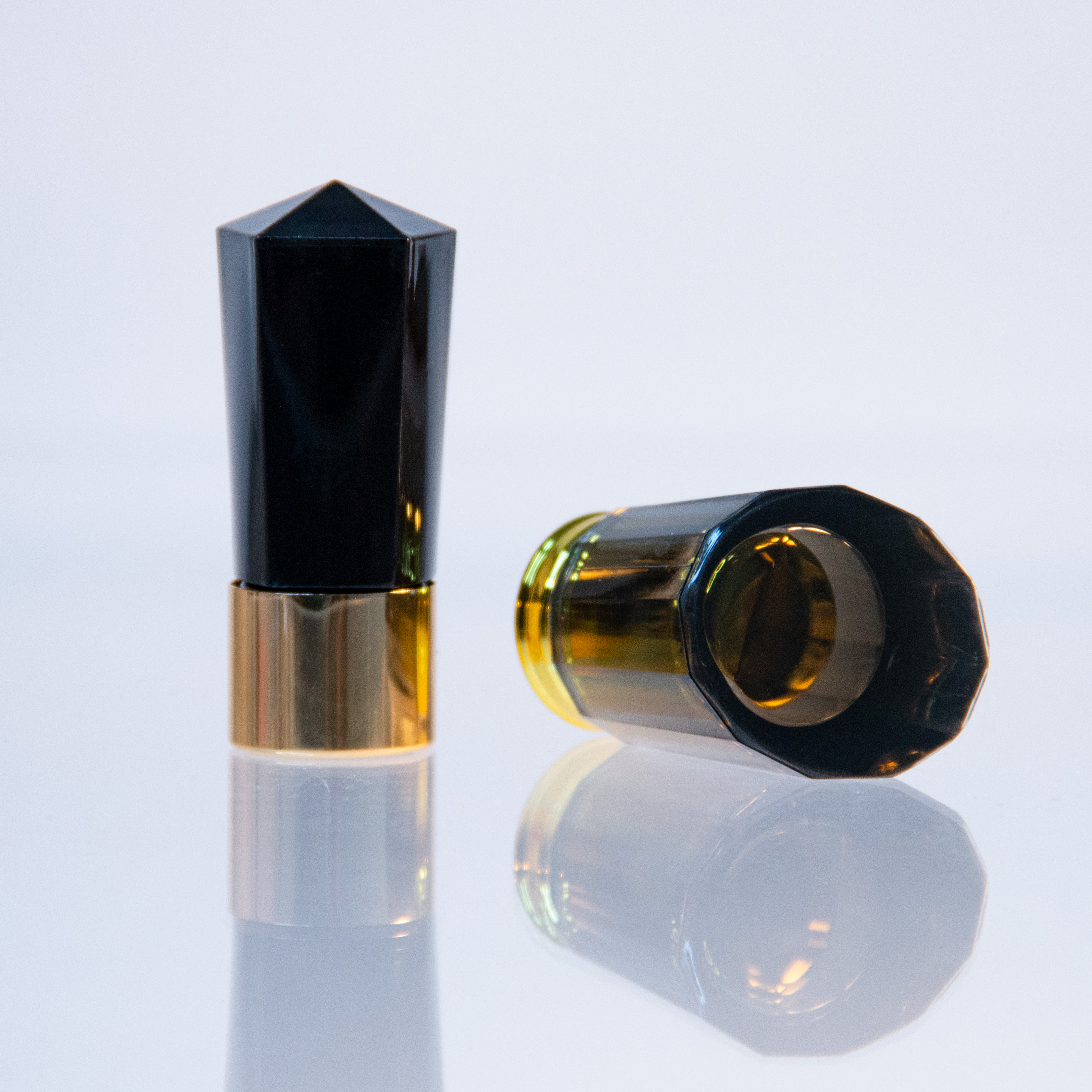 Unique Sophisticated Black Perfume Bottle Lid