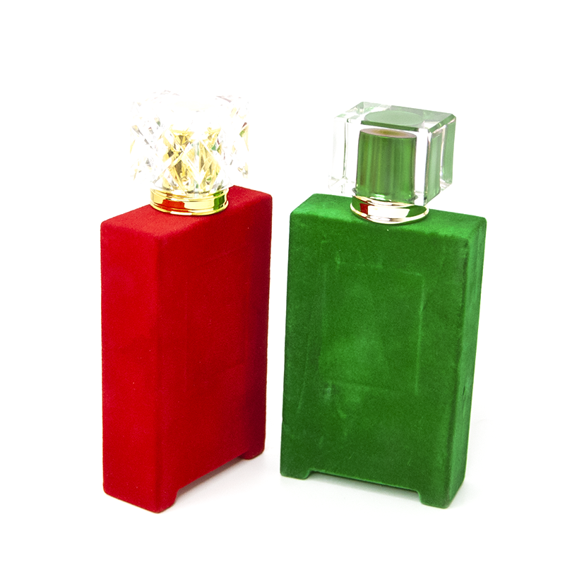 Green Velvet Perfume Bottle