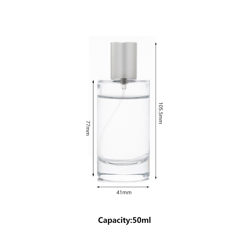 Custom Color Silk Printing 50ml Perfume Empty Bottle