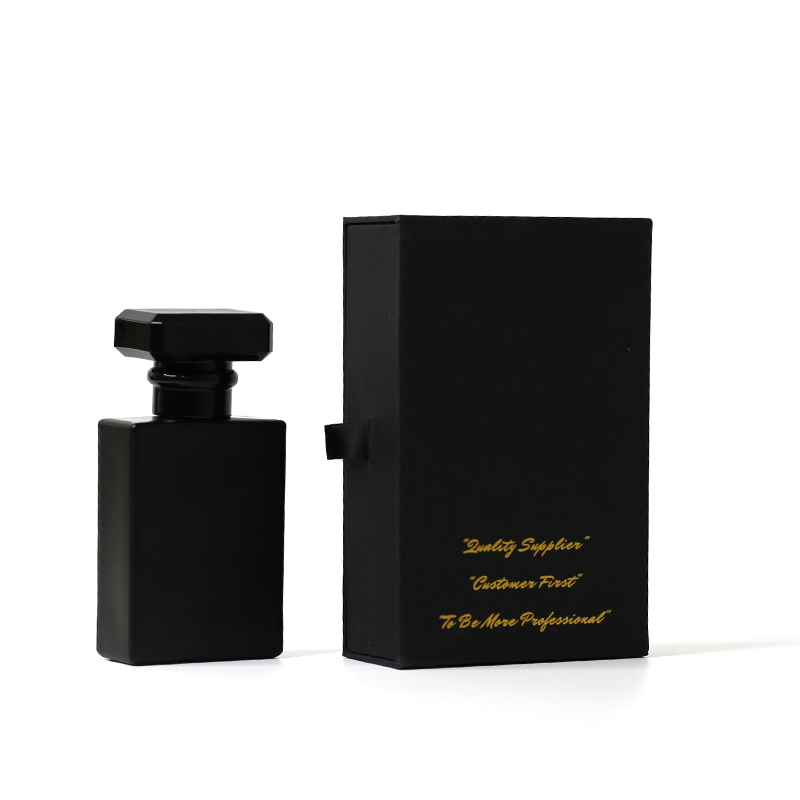 Black T-Shape Cap 30ml Perfume Bottle with Package