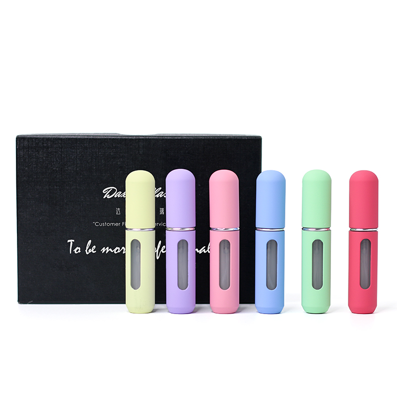 Colorful Aluminum 5ml Travelling Perfume Atomizer