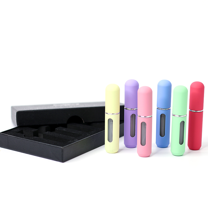 Colorful Aluminum 5ml Travelling Perfume Atomizer