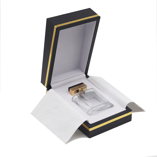 Factory High Quality Customized High-end Leather Perfume Box Delicate Packaging Perfume Bottle With Wooden Box MDF Wooden Box