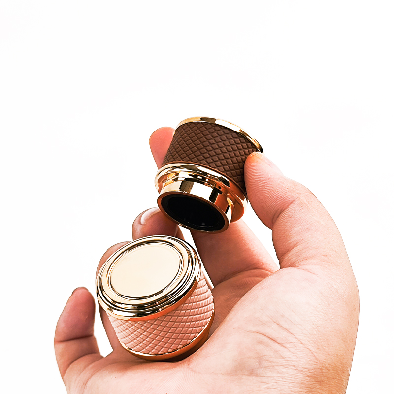 New Products Arrival Perfume Bottle Cap Pink Brown With Gold Color Perfume Lid