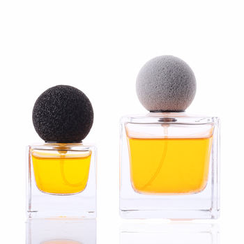 New Style Wholesale Luxury Exquisite Natural Volcanic Stone Ball Perfume Bottle Caps