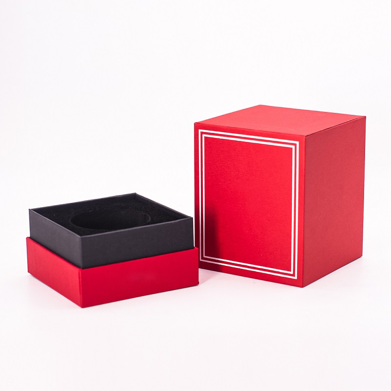 Custom Logo Elegant Lid and Base Rigid Cardboard Skincare Cosmetic 50ml Perfume Bottle Packaging Box