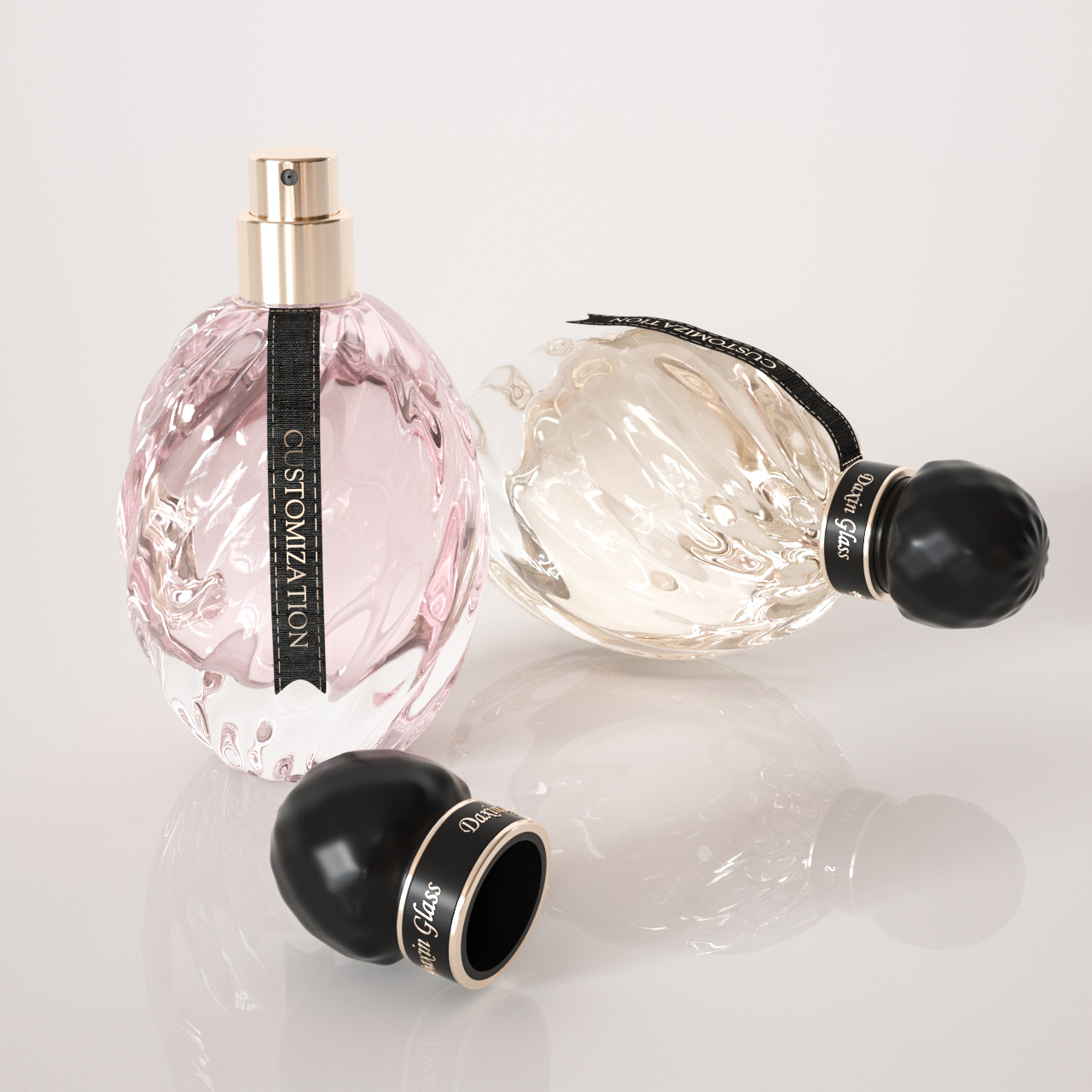 luxury design perfume glass bottle