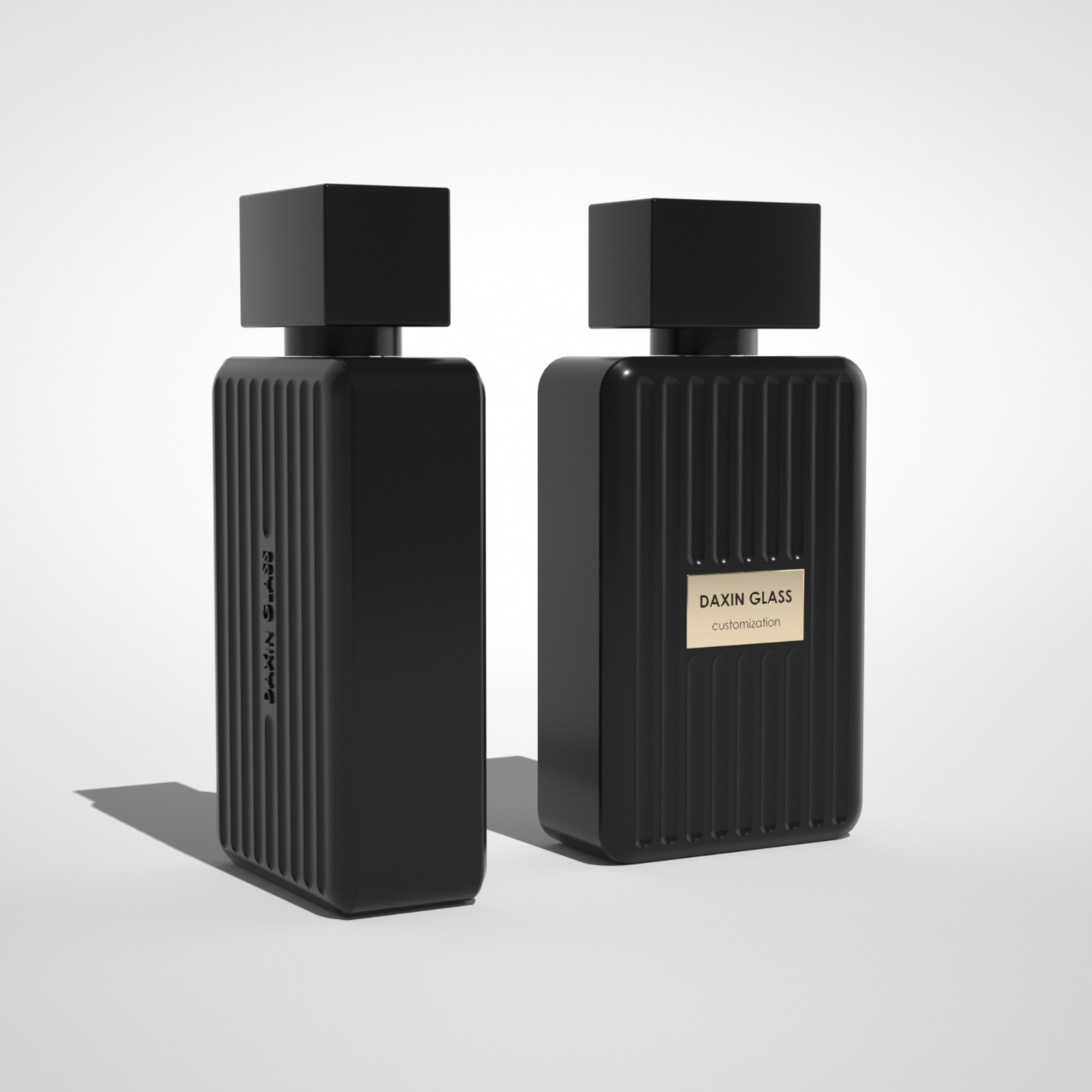 custom 50ml square perfume bottle