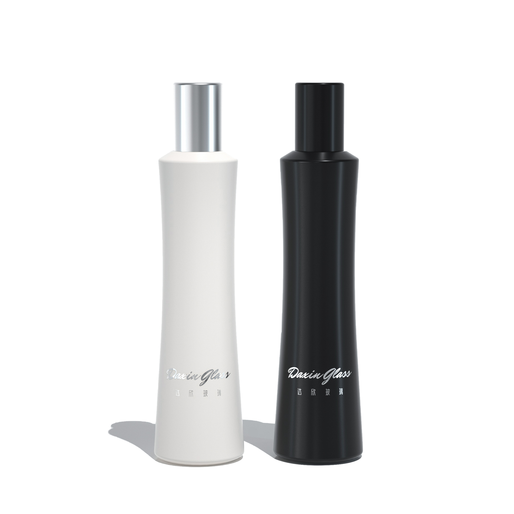 New design 30ml 50ml 100ml perfume customized bottles with Cylinder Shape Matte Finish