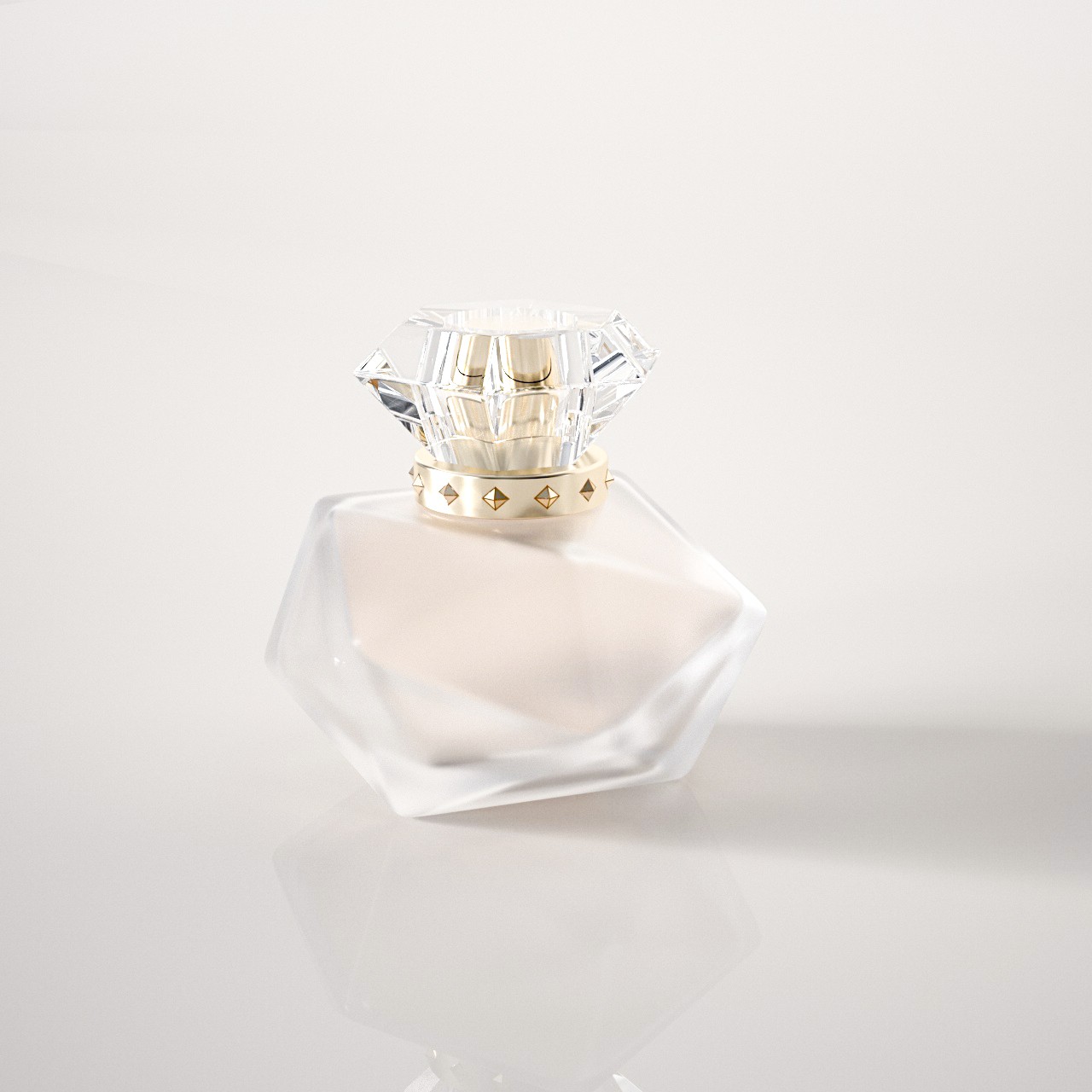 diamond shape 30ml bottle