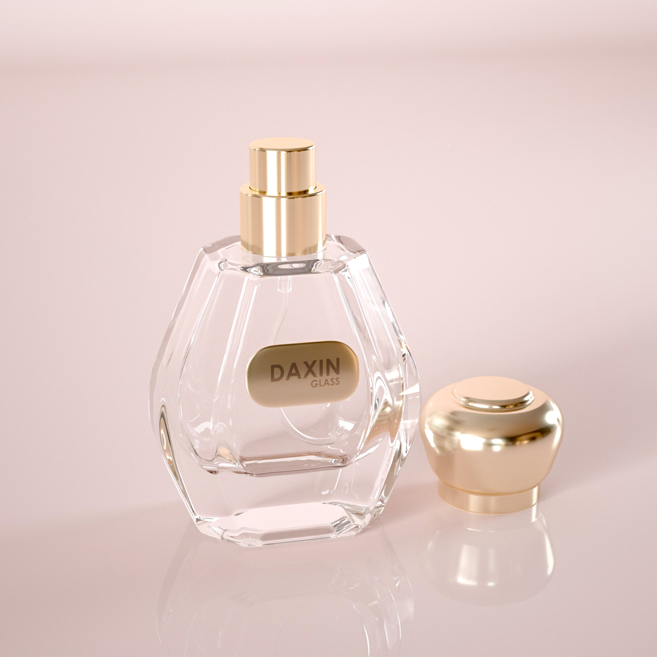 High Quality Luxury Perfume Bottle with Frost Finish 30ml 50ml 100ml Capacities