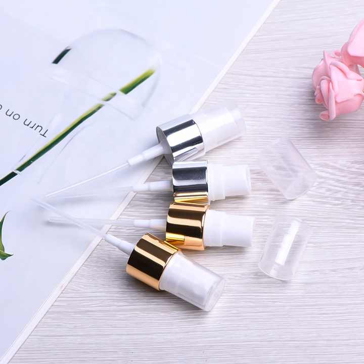 Gold Silver Color PP Plastic Pump Spray for Perfume