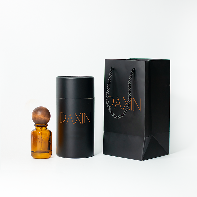 Perfume Glass Container Amber Perfume Bottles with Box Packaging