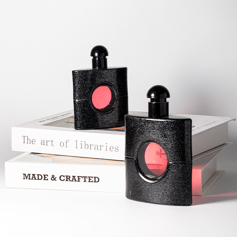 black perfume bottle black perfume bottle
