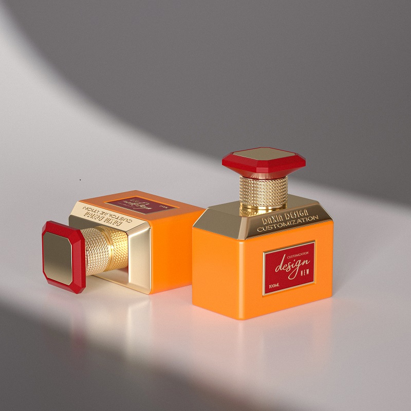 Colorful Perfume Bottle Glass 100ml With Packaging Colorful Perfume Bottle Glass 100ml With Packaging