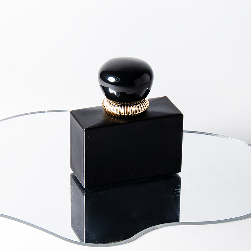 50 Ml Empty Black Perfume Glass Bottles with Box Packaging
