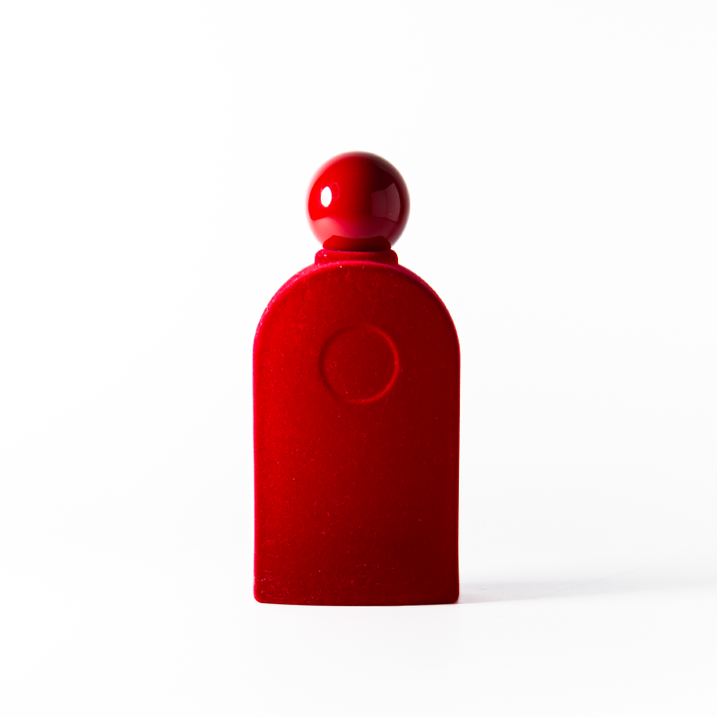 frosted perfume glass bottle