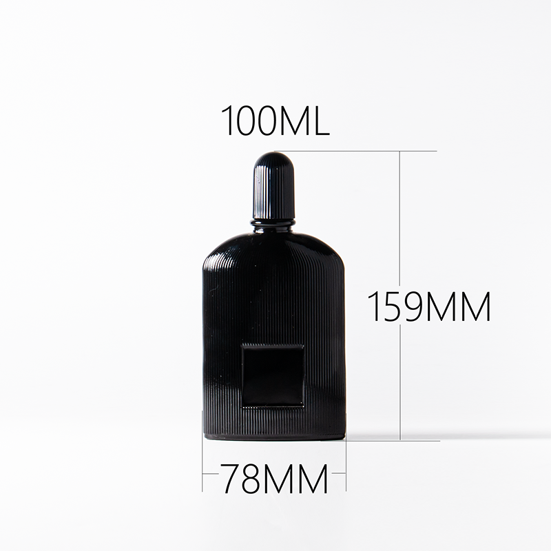 100ml Empty Oblate Perfume Glass Bottles