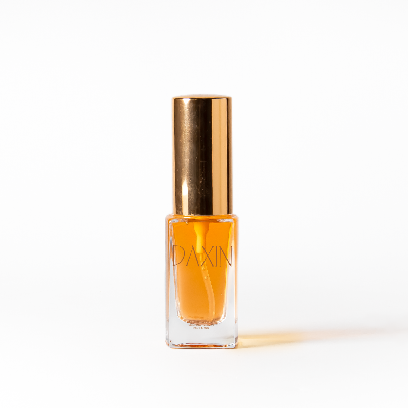 Luxury 15ml 30ml Rectangle Empty Transparent Perfume Glass Bottle with Cap