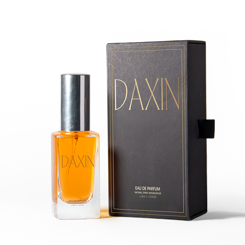 Luxury 15ml 30ml Rectangle Empty Transparent Perfume Glass Bottle with Cap