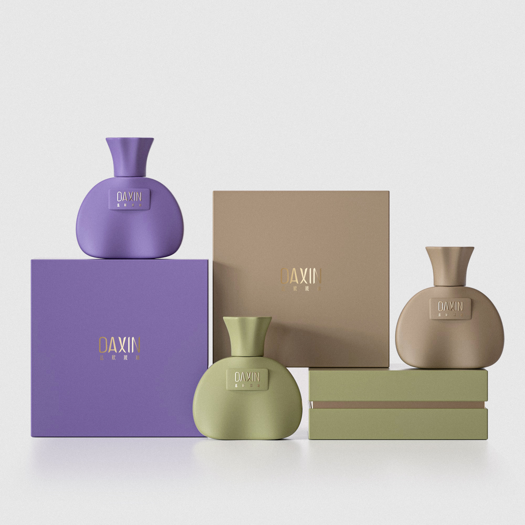 Perfume Bottle Gift 30ml Rechargeable Perfume Bottle 50ml Matte 100ml Large Perfume Bottle Display