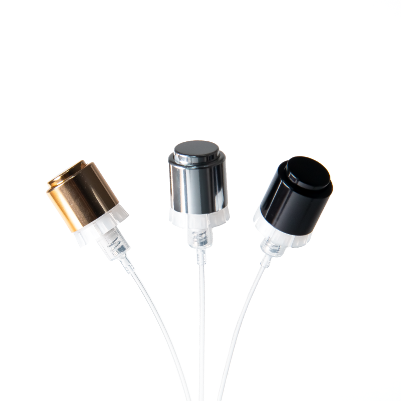 Kundenspezifischer feiner Nebel-Parfüm-Zerstäuber-Plastik-Falz-Pumpen-Spray 13mm Parfüm-Plastikspray
