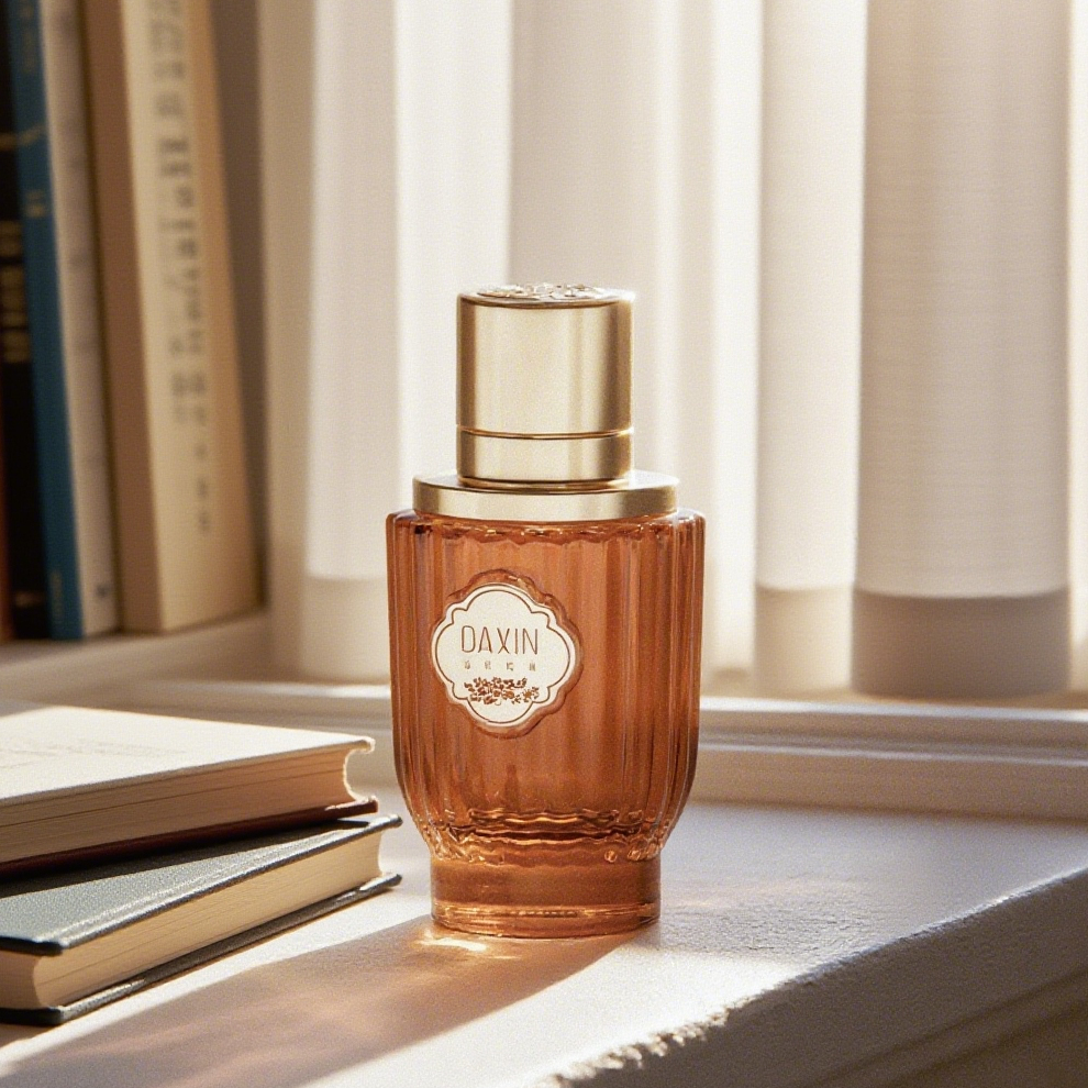 Flat Glass Perfume Bottle