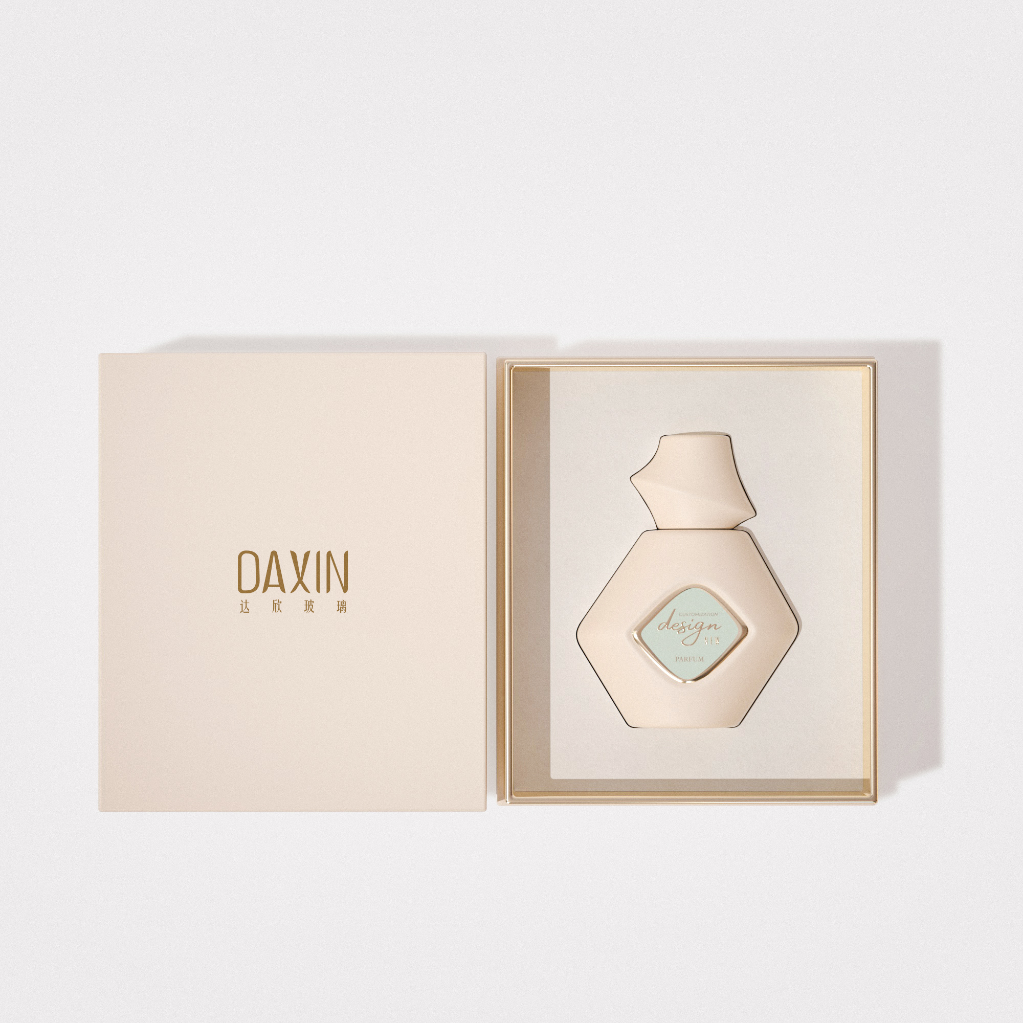 Elegant 30ml 50ml Empty Designer Perfume Bottles with Continuous Spray Pump for Skin Care Cream
