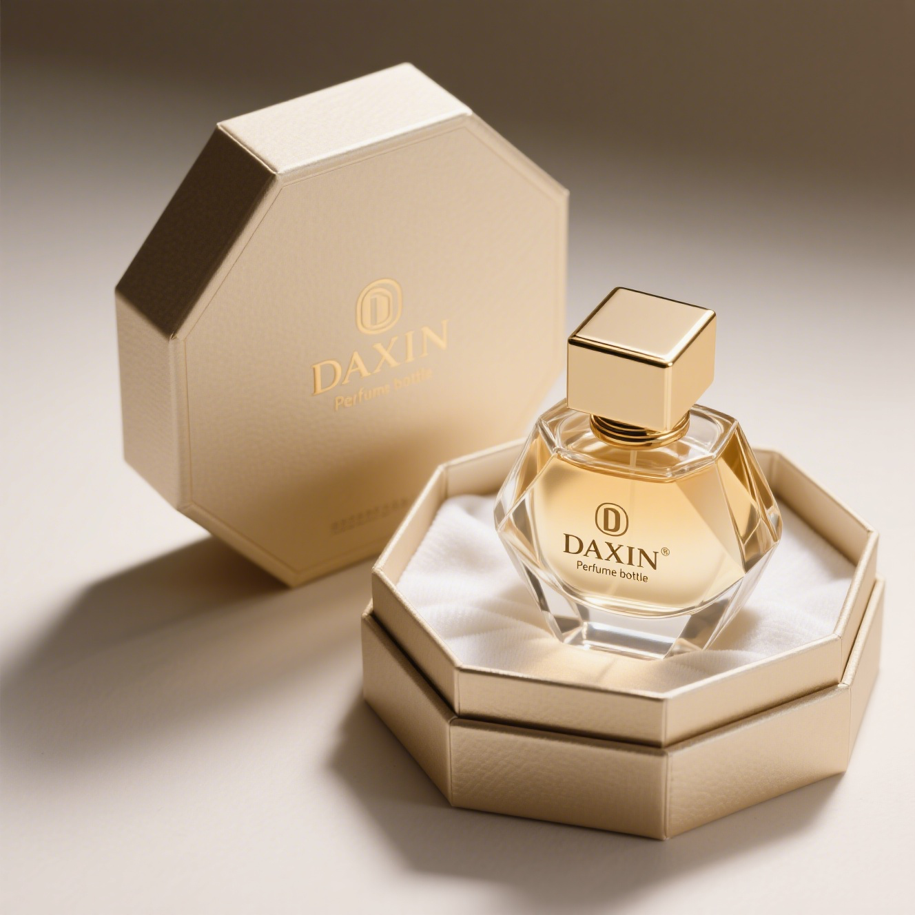 Glass Perfume Bottle with Box Packaging Empty Colored Glass Luxury Perfume Bottles with Sprayer