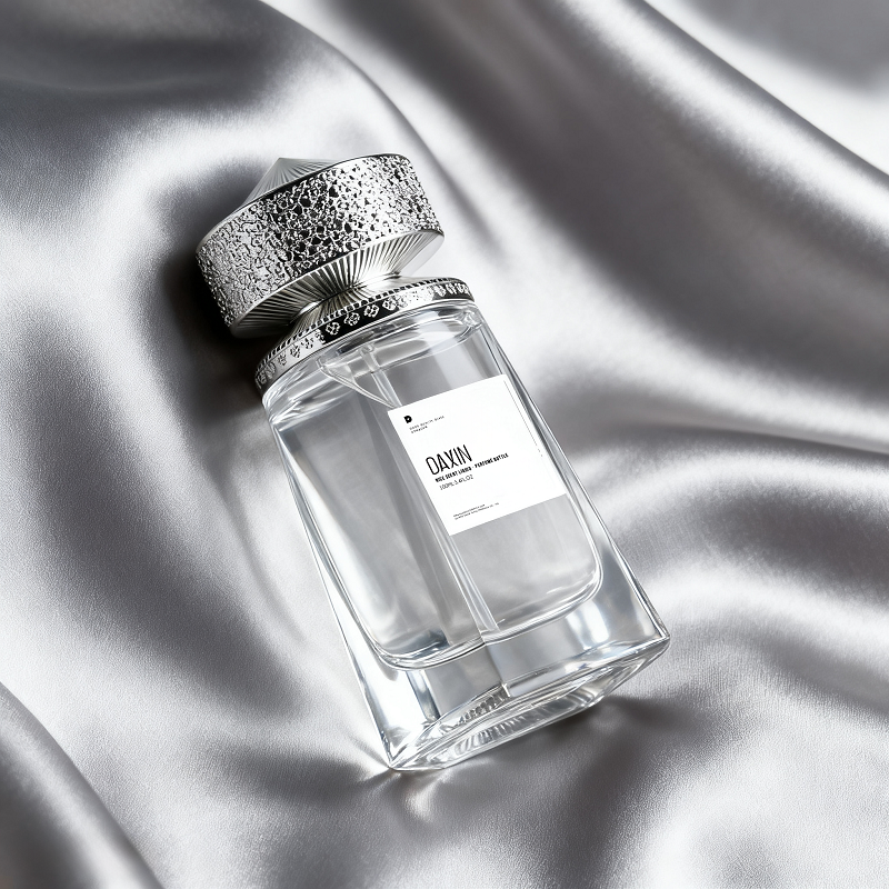 Diseña tus propias botellas de perfume vacías de 30 ml, 50 ml y 100 ml. Botellas de vidrio de lujo con cuello engarzado.